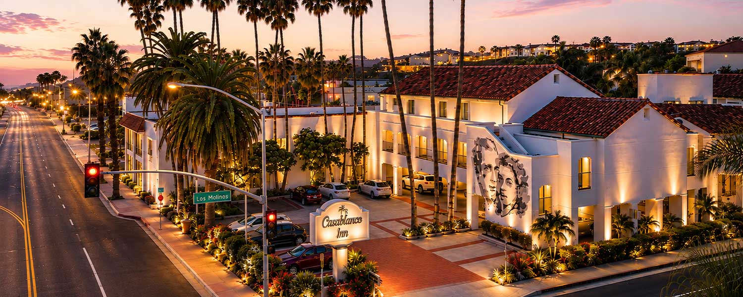 Casablanca Inn San Clemente Main Entrance